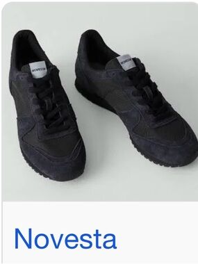 Novesta Men’s Black Low-Profile Sneakers